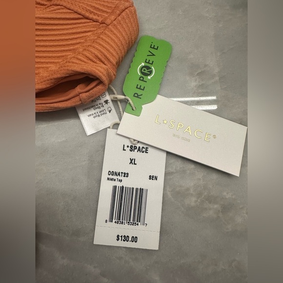 NWT! L*Space Eco Chic Repreve® Nikita Bikini Top. Size X- Large $130 - Picture 2 of 4